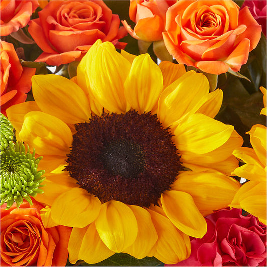 Sun-drenched Blooms Box Bouquet –  Alum Rock Florist, San Jose CA