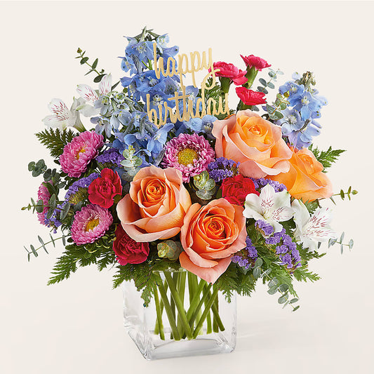 Birthday Bash Bouquet –  Alum Rock Florist, San Jose CA