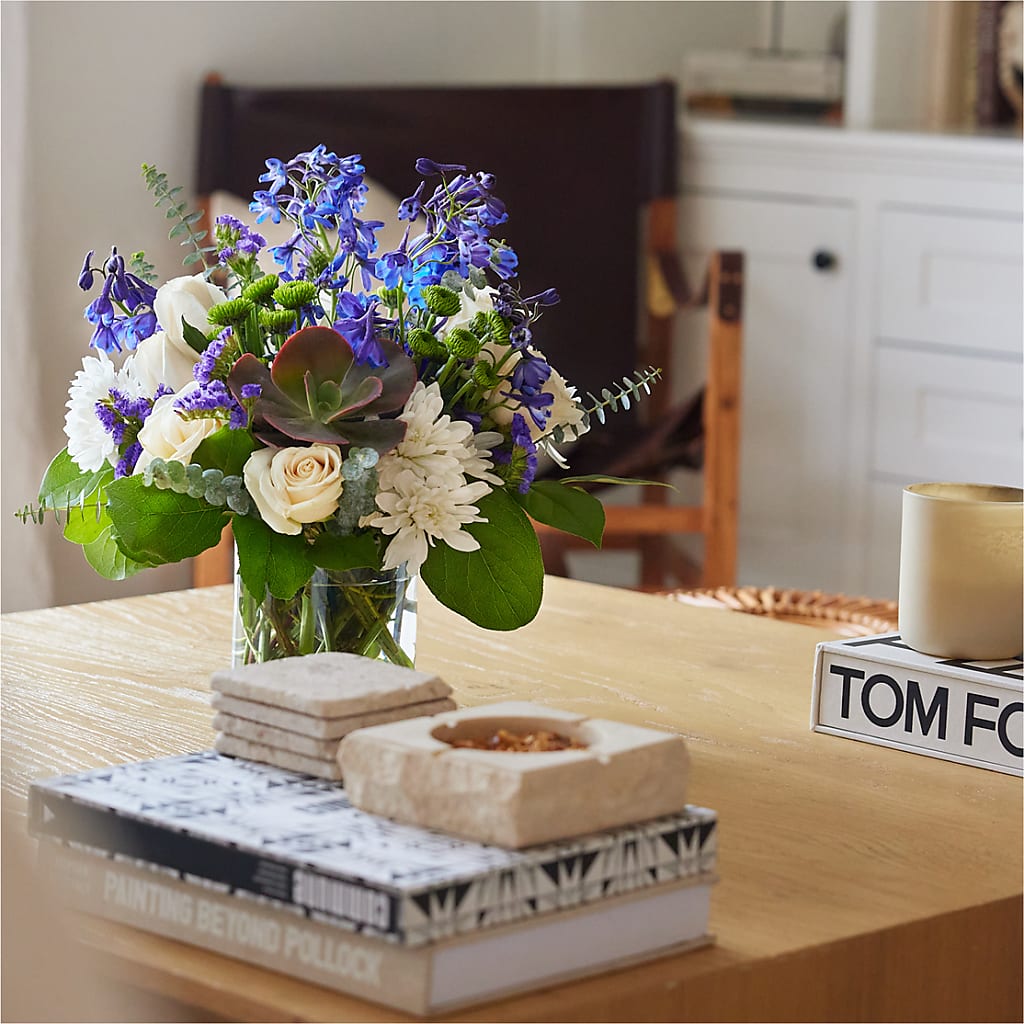 Cerulean Waves Bouquet –  Alum Rock Florist, San Jose CA