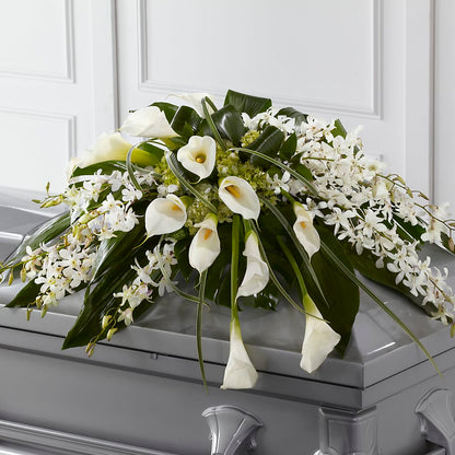 Angel Wings Casket Spray –  Alum Rock Florist, San Jose CA