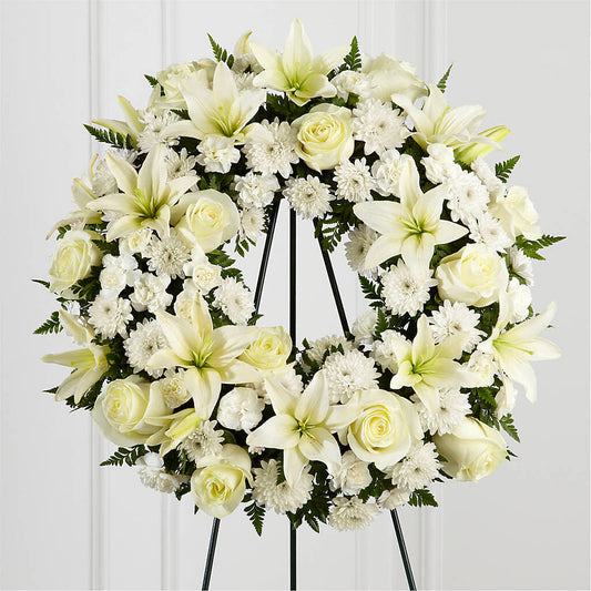 Treasured Tribute Wreath –  Alum Rock Florist, San Jose CA