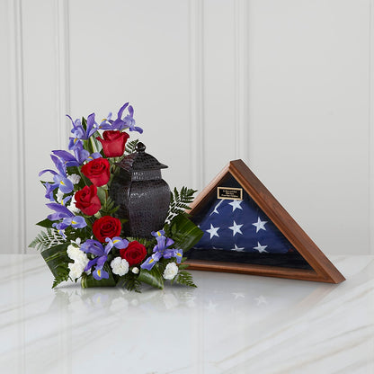 Patriotic Tribute Arrangement –  Alum Rock Florist, San Jose CA