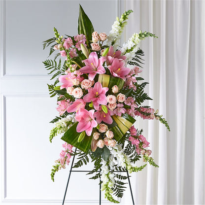 Elegant Embrace Standing Spray –  Alum Rock Florist, San Jose CA