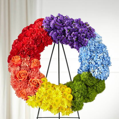 Circle of Love Wreath –  Alum Rock Florist, San Jose CA