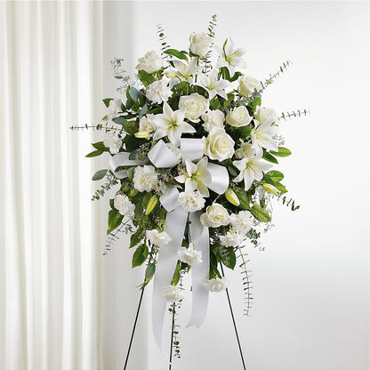 With Care Standing Spray –  Alum Rock Florist, San Jose CA