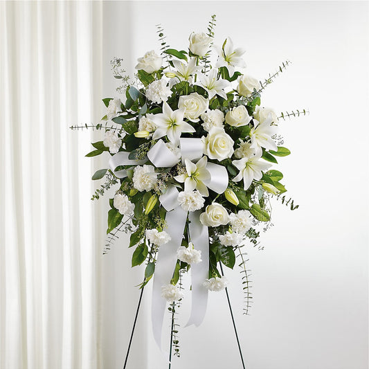 With Care Standing Spray –  Alum Rock Florist, San Jose CA