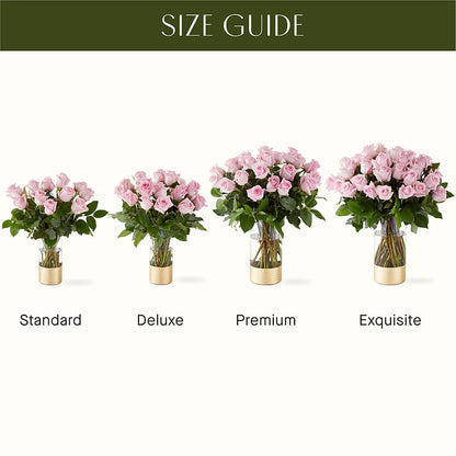 Picture Perfect Pink Rose Bouquet –  Alum Rock Florist, San Jose CA