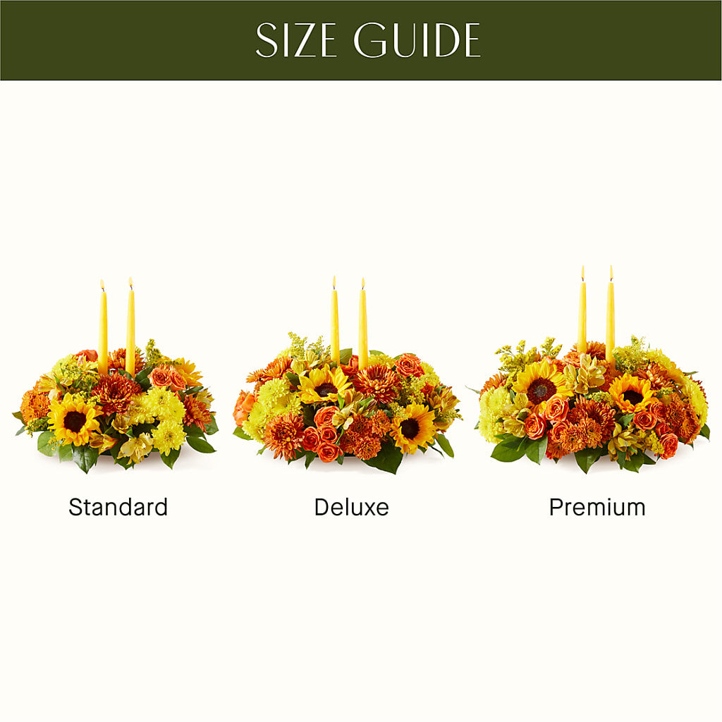 Autumn Harmony Centerpiece –  Alum Rock Florist, San Jose CA
