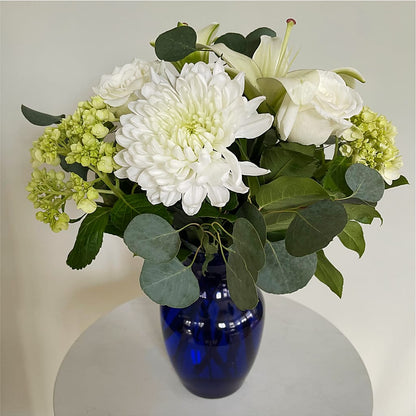 Snowy Dreams Bouquet –  Alum Rock Florist, San Jose CA