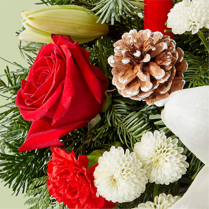 Seasonal Festivities Centerpiece –  Alum Rock Florist, San Jose CA