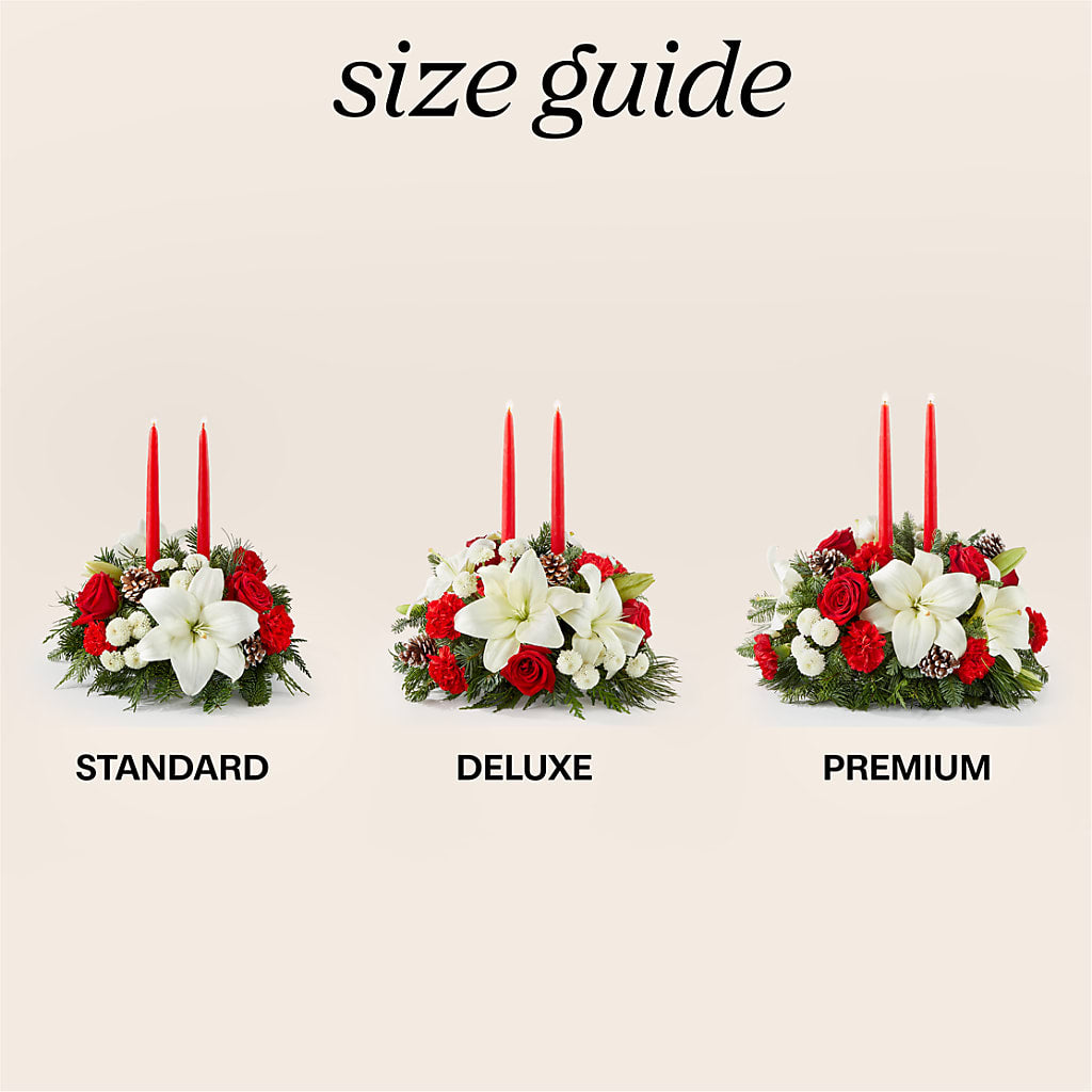 Seasonal Festivities Centerpiece –  Alum Rock Florist, San Jose CA