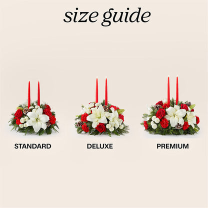 Seasonal Festivities Centerpiece –  Alum Rock Florist, San Jose CA