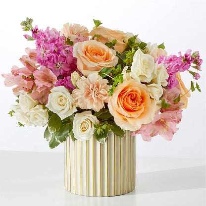Paradise Bouquet with Ivory Vase –  Alum Rock Florist, San Jose CA