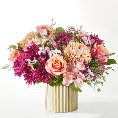 Berry Cobbler Bouquet with Ivory Vase –  Alum Rock Florist, San Jose CA