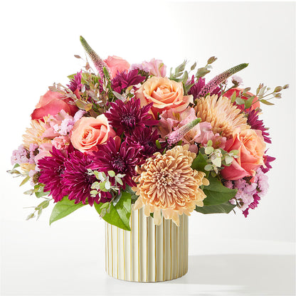 Berry Cobbler Bouquet with Ivory Vase –  Alum Rock Florist, San Jose CA