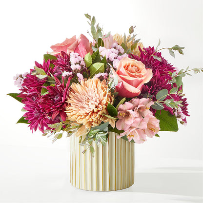 Berry Cobbler Bouquet with Ivory Vase –  Alum Rock Florist, San Jose CA