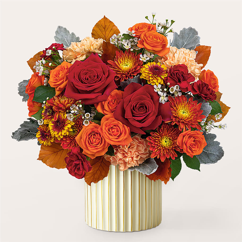 Merlot Bouquet with Ivory Vase –  Alum Rock Florist, San Jose CA