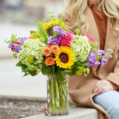 Vibrant Greetings Bouquet –  Alum Rock Florist, San Jose CA