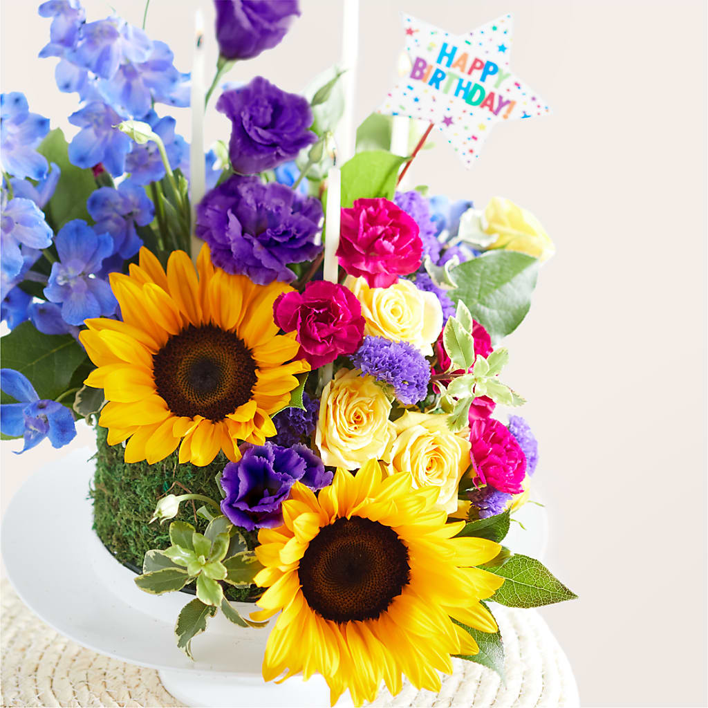 Star of the Day Floral Cake –  Alum Rock Florist, San Jose CA