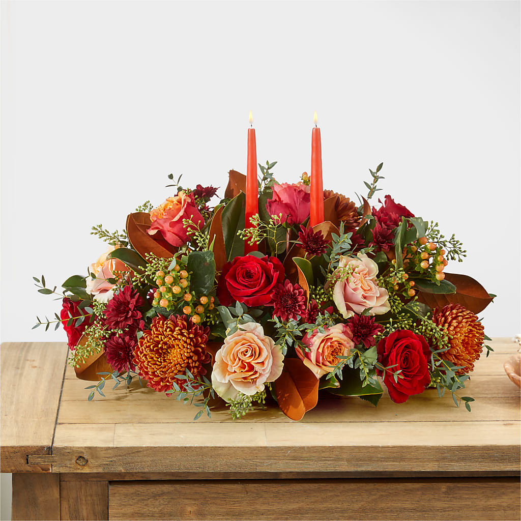 Gather Near Centerpiece –  Alum Rock Florist, San Jose CA