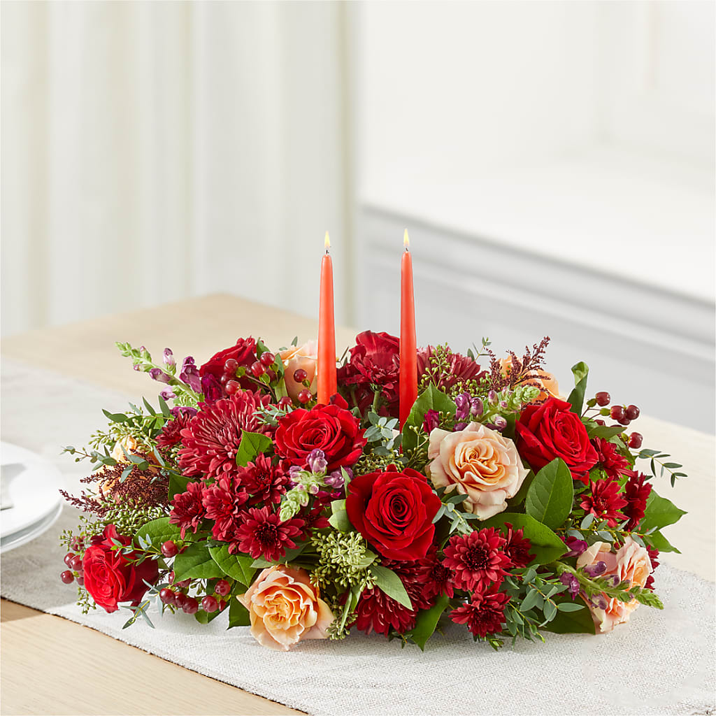 Most Thankful Centerpiece –  Alum Rock Florist, San Jose CA