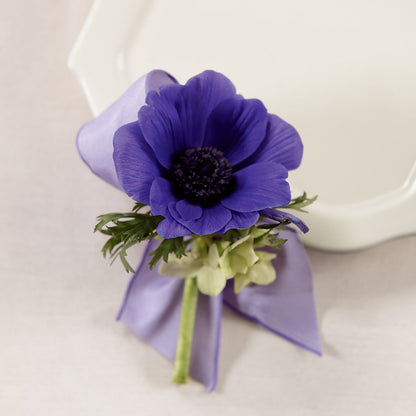 Purple Passion Boutonniere –  Alum Rock Florist, San Jose CA
