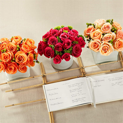 Dawn Rose Centerpiece –  Alum Rock Florist, San Jose CA